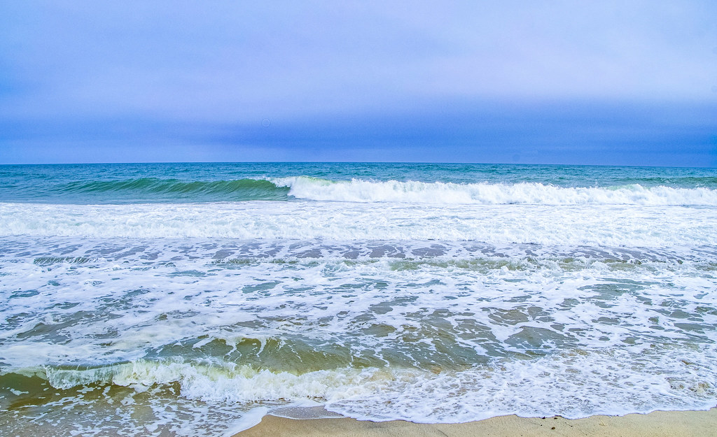 Winter surf at Ballston Beach in Truro